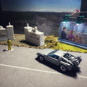 Back to the Future Diorama