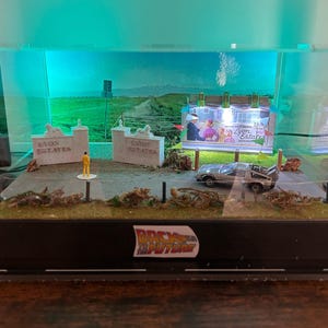 Back to the Future Diorama