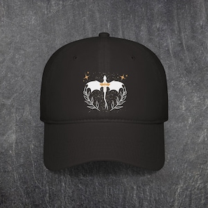 Dragon Wings Low Profile Baseball Cap, Fourth Wing, Iron Flame, & Onyx Storm Lover Hat, Dragon Lover Gift, Fantasy Theme Cap, Adjustable Hat
