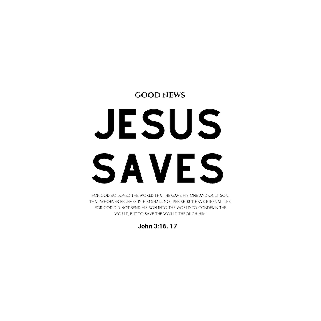 Jesus Saves Png, Digital Dowland, Trendy Christian SVG, Religious Png ...