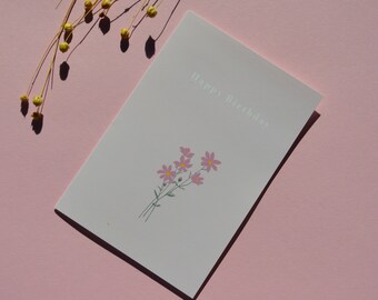 Nigel Quiney Geburtstagskarte Für Sie – Elegantes Blumenbaum-Design Mit Folien-Finish, 19.7x13.3 Cm, Mit Umschlag