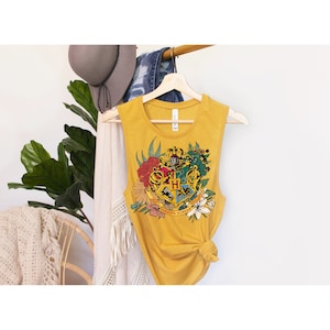Tovenaarsschool embleem Bella canvas tanktop