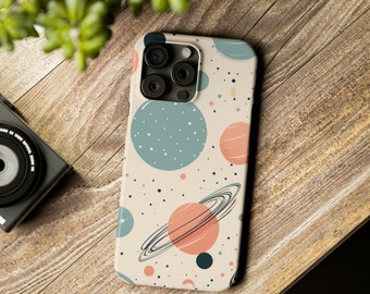Artistic Planets iPhone Case, Slim Protective Design