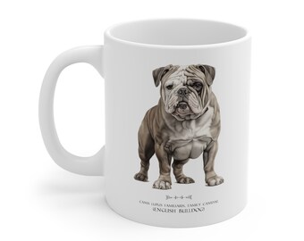 English Bulldog Coffee Mug with Dictionary Definition 11oz