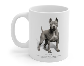 Pitbull Coffee Mug with Dictionary Definition 11oz