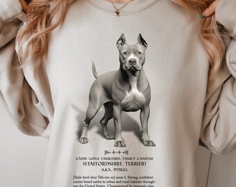 Pitbull Sweatshirt with Dictionary Definition