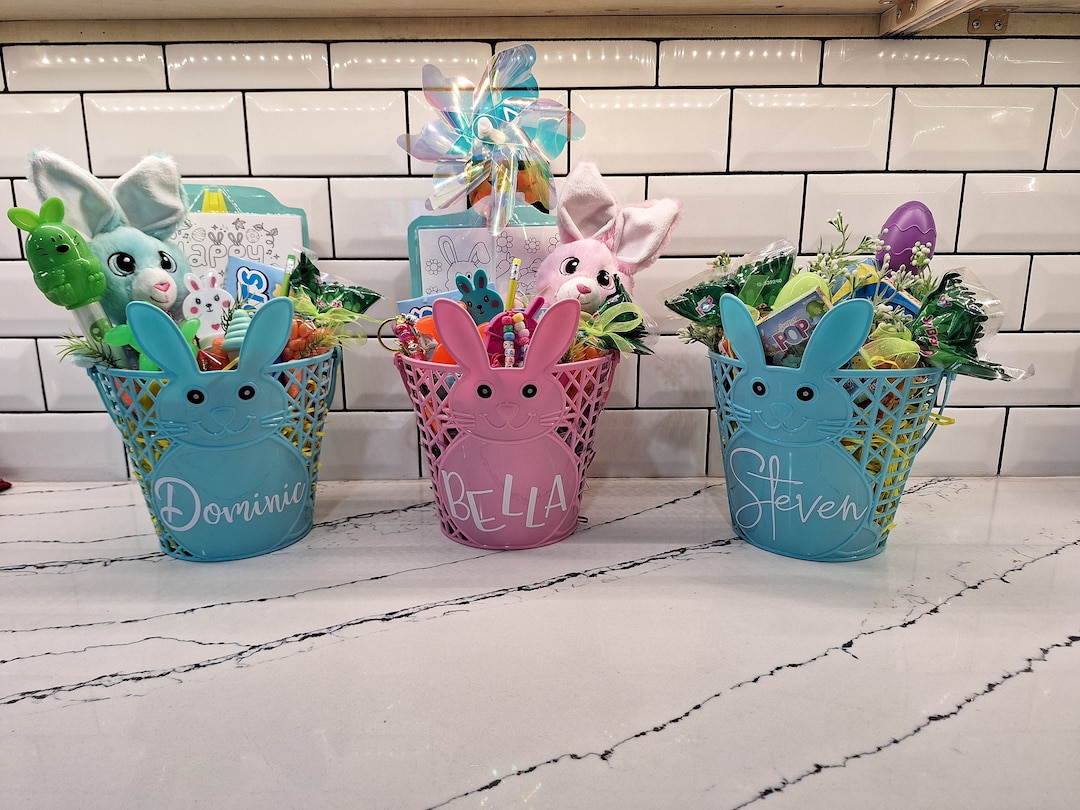 Personalized Easter Baskets Etsy