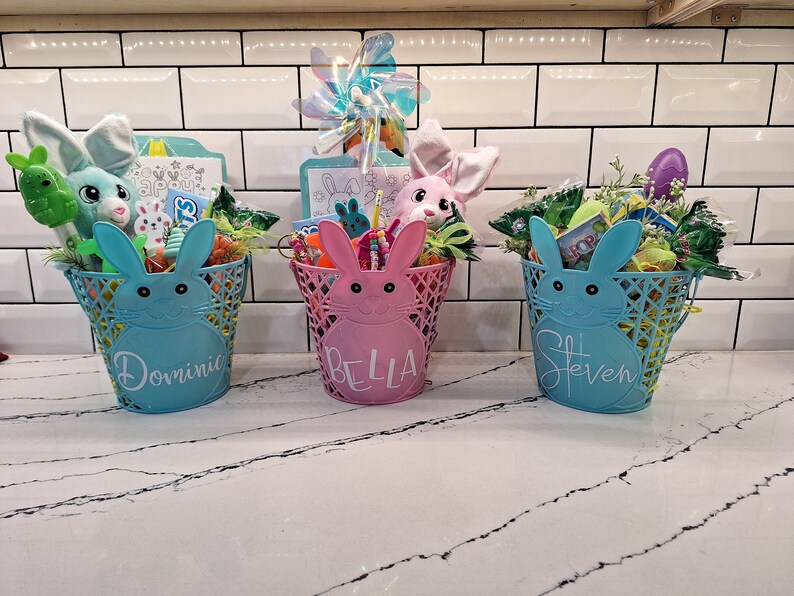 Personalized Easter Baskets Etsy
