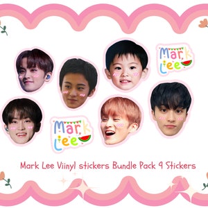 Mark Lee NCT DREAM,NCT, conjunto de adesivos fofos, pacote de adesivos de vinil - 7 adesivos - Frete grátis!