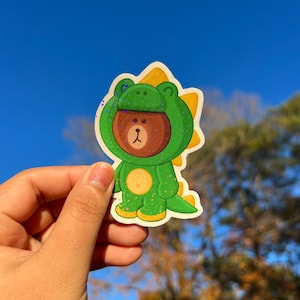 LINE Friends Confezione assortita Orso Bruno - 6 adesivi Orso Bruno (Spedizione gratuita)