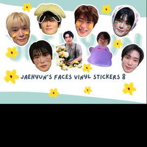 Jaehyun, NCT 127, NCT, lindo conjunto de pegatinas, paquete de pegatinas de vinilo: 8 pegatinas: ¡envío gratis!