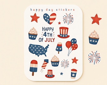 4th of July - Sticker Sheet