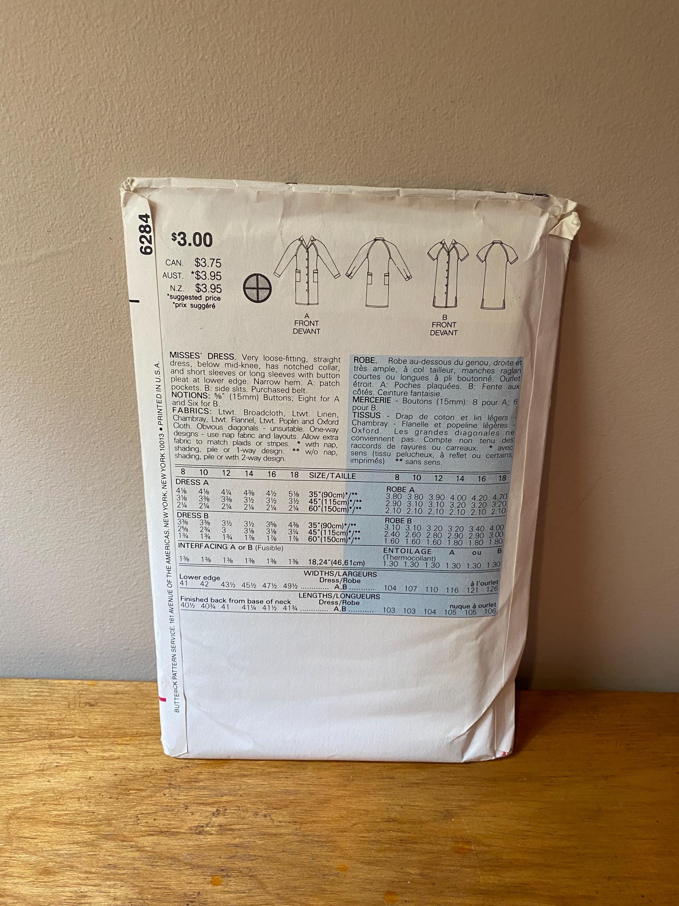 Vintage 80’s Butterick Patterns - Etsy