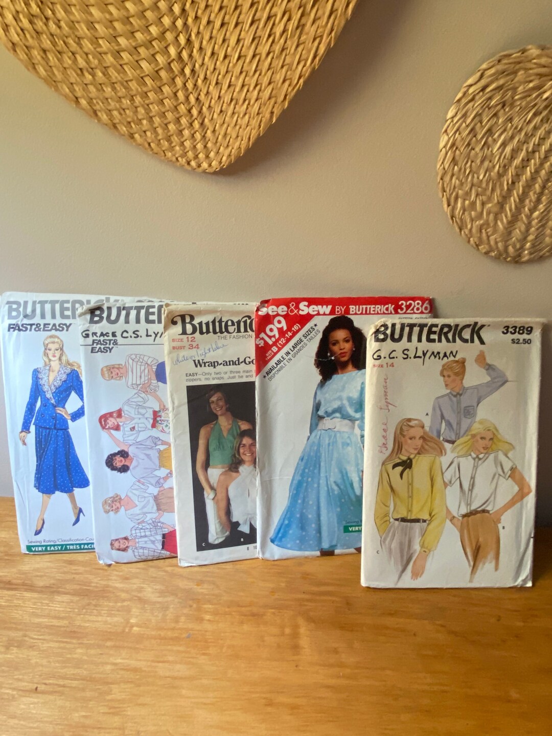 Vintage 80’s Butterick Patterns - Etsy