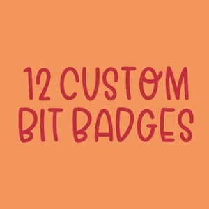 12 Custom Twitch Bit Badges | Unique Cheer Icons for Streamers | Personalized Stream Assets