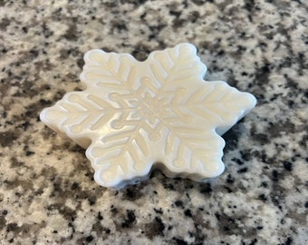 Snowflake soap!