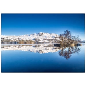 Factor's Island, Loch Katrine, Stronachlachar Poster classico in carta semilucida