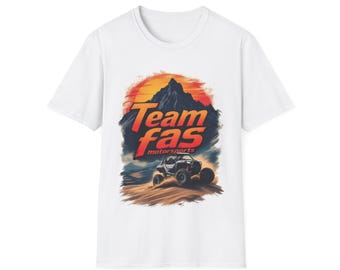 Off-Road UTV T-Shirt: Desert Dunes Graphic Tee, Glamis Washes, Dunes - Team FAS Motorsports