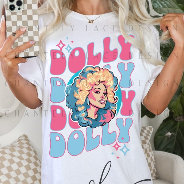 Dolly Retro Groovy Dolly Parton - Sudadera con capucha unisex