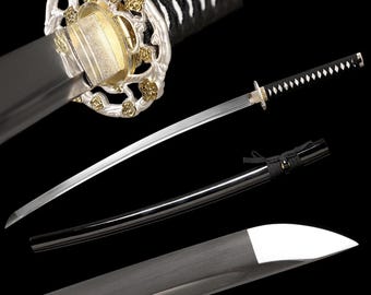 Handmade 1095 Steel Katana: Razor Sharp Japanese Samurai Sword