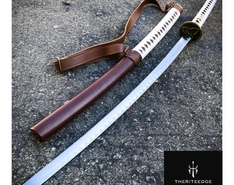 Dead Walking TV Show Inspired Katana, Slayer Katana, Real Japanese Samurai Sword,Handmade Anime Katana,Full Tang,High-carbon steel
