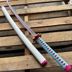 Handmade Anime Katana: 440 Stainless Steel Blade, Full Tang