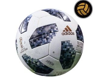 Football Telstar, ballon de football de la Coupe du monde de football 2018, ballon en cuir officiel, ballon de football de la Coupe du monde de football, ballon de football vintage, football rare, FIFA