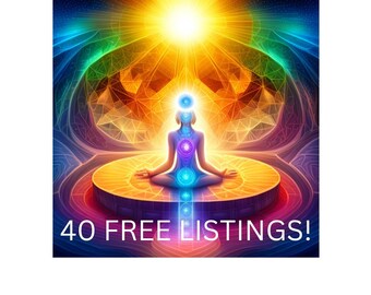 40 Free Listings! Get 40 Listings for FREE! Open your shop with this link--> https://etsy.me/47OClIB