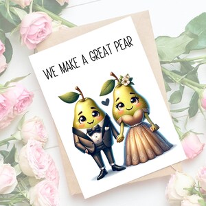 Funny Fruit Pun Card Love Anniversary Card Valentines Day Card For Boyfriend Card For Girlfriend Love Language Card for Best Friend