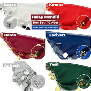 10 piezas de Halay Mendil | Tela Halay