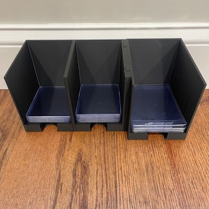 Carregador superior de 3 slots e suporte/dispensador semirrígido
