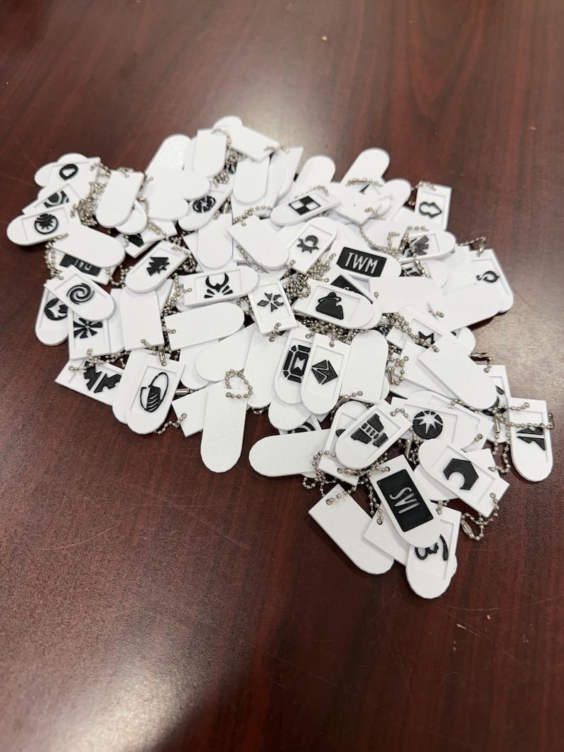 Spell Tag 121 3D Printed Pokemon Binder Tags for Every Main Pokemon Set From Base ...