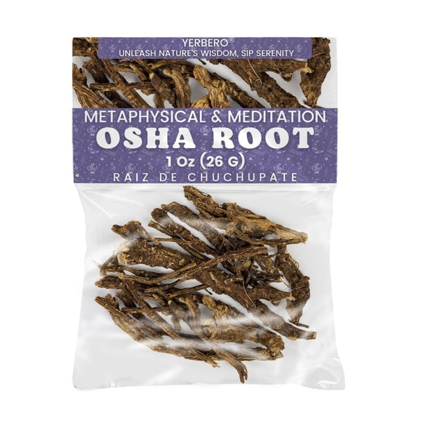 Yerbero - Osha Root 1 oz (28g) | Raiz de Chuchupate | Ligusticum porteri | Mountain Carrot, Bear Root | Purification, Metaphysical, Wiccan