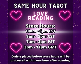 Same Hour Tarot Reading Love Tarot Reading Fast Same Hour Love Psychic Reading Future Love Tarot Reading One Hour Love Reading