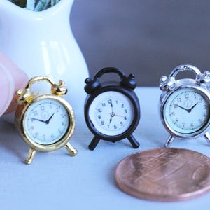 1/12 Dollhouse Miniature Table Clock Miniature Clock