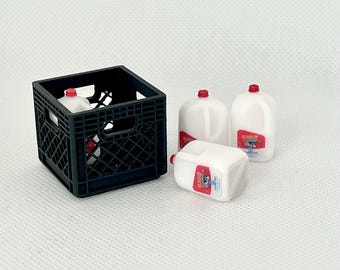1/12 Dollhouse Miniature Gallon Jug Milk