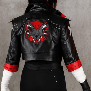 Vi Arcane Season 2 Leather Jacket: League of Legends Cosplay Outfit