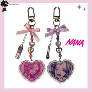 Nana and Hachi Keychains / Matching keychains / anime / manga