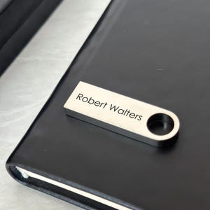 Presentset för ingenjör, personlig anteckningsbok med USB-minne, personlig graverad ingenjörspresent, present till ingenjörsstudent, examenspresent bild 5