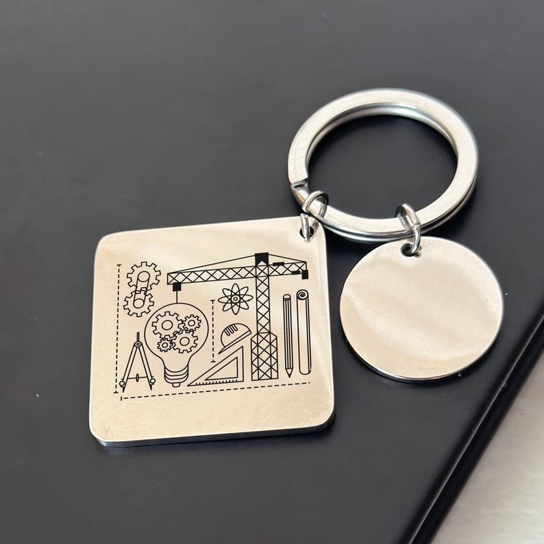 Presentset för ingenjör, personlig anteckningsbok med USB-minne, personlig graverad ingenjörspresent, present till ingenjörsstudent, examenspresent bild 8