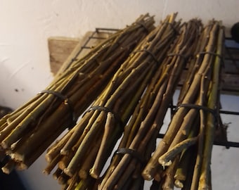 Raw Irish willow sticks (25)