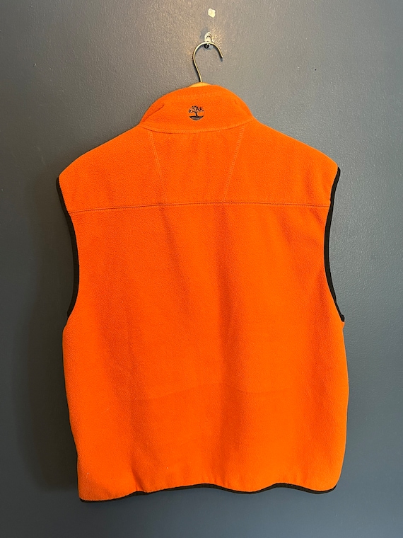 Vintage Y2K Timberland Fleece Zip Vest Size Large - image 4