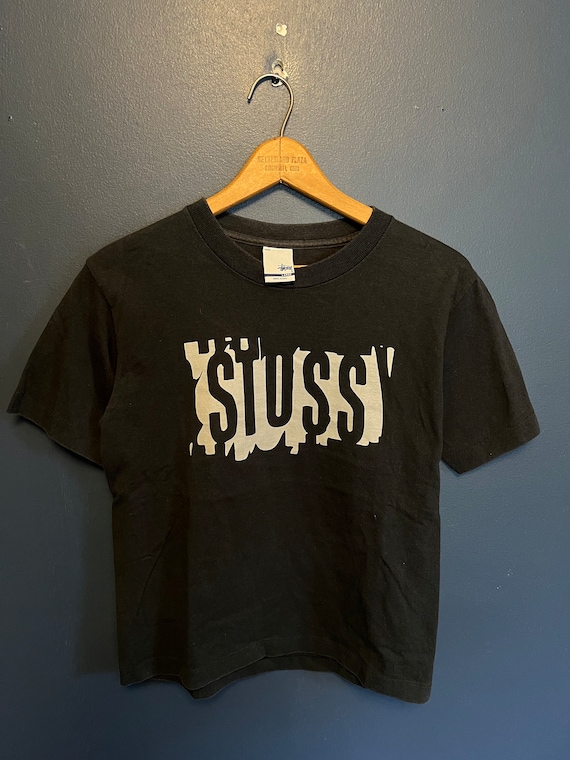 Vintage 90’s Stussy Made In USA Logo Tee Size Lad… - image 4
