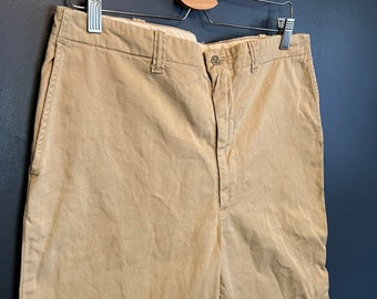 Vintage 60er Jahre Lee Khaki Cotton Work Chino Hose Größe 36 USA Made