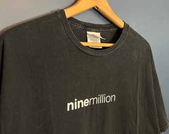 Vintage Y2K Nike Swoosh Nine Million Tee Size Large