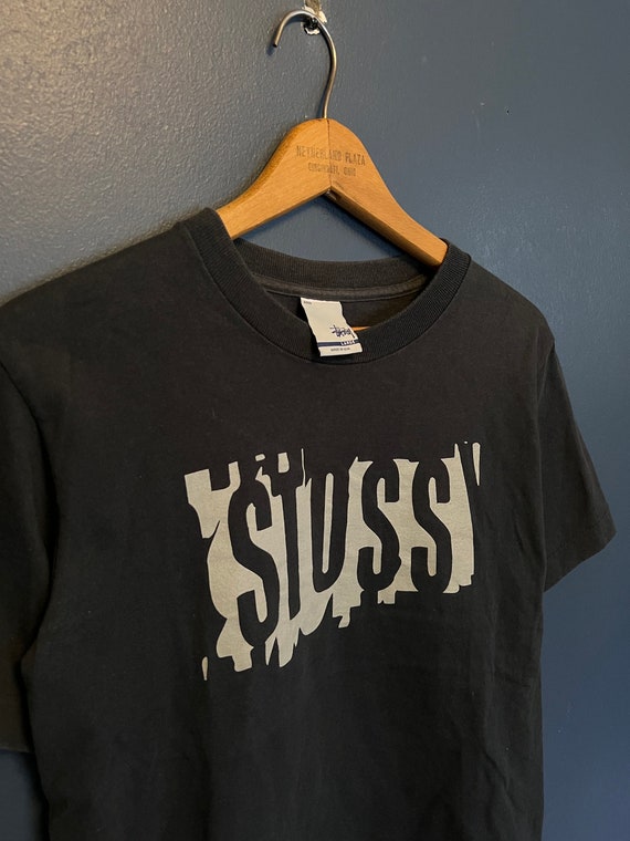 Vintage 90’s Stussy Made In USA Logo Tee Size Lad… - image 1