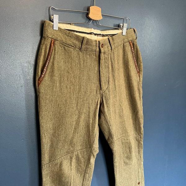 Vintage Y2K Polo Ralph Lauren Cotton 1920’s Style Pants Size 33/30