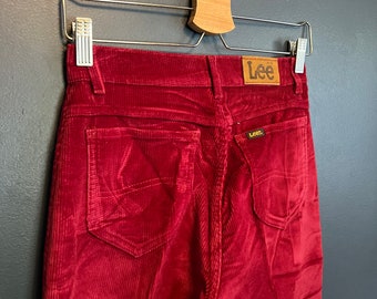 Vintage 80er Jahre Lee Cord Jeans Größe 10 Damen USA Made