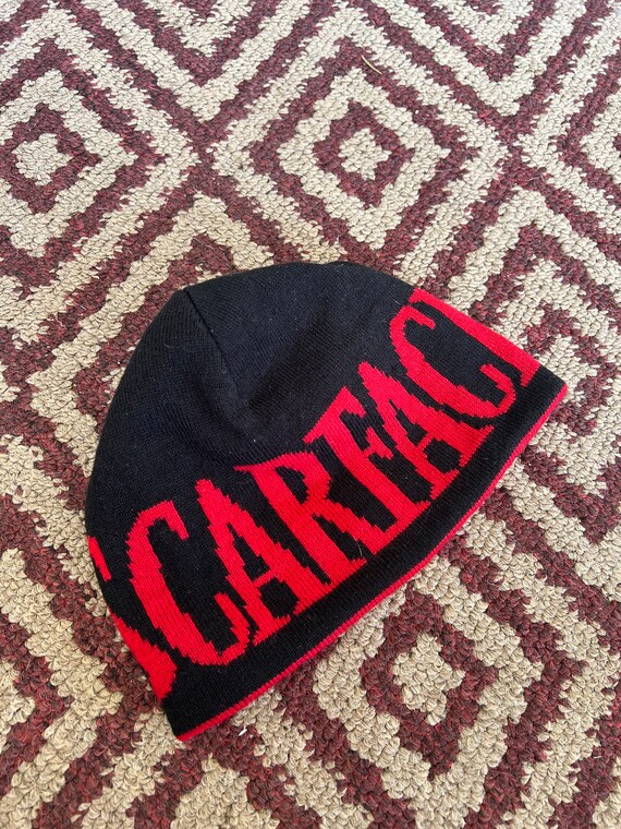 Vintage Y2K Scarface Reversible Skull Cap