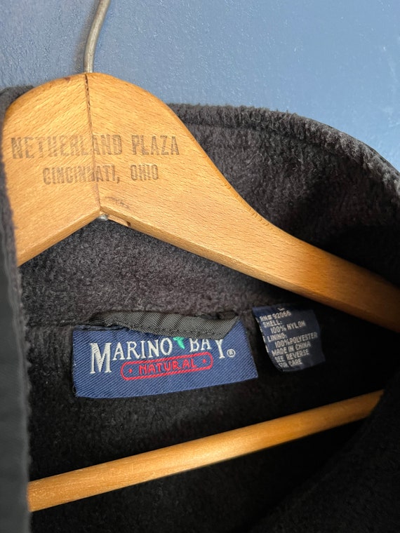 Vintage 90’s Marino Bay Black Nylon Cargo Pocket … - image 2